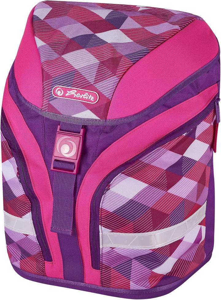 Herlitz 50020362 Schulranzen Motion Plus Pink Cubes, 1 Stück, Pink Cubes