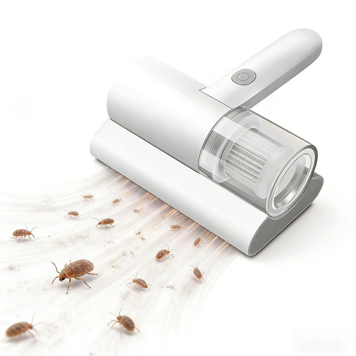 Milbensauger für matratzen mit UV-Licht Weiss, Weiss