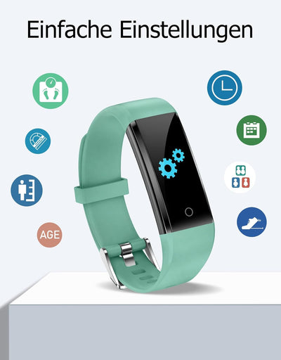 GRV Schrittzähler Uhr Ohne Bluetooth/App/Handy für Damen und Heren,Kinder Fitness Tracker Fitnessuhr