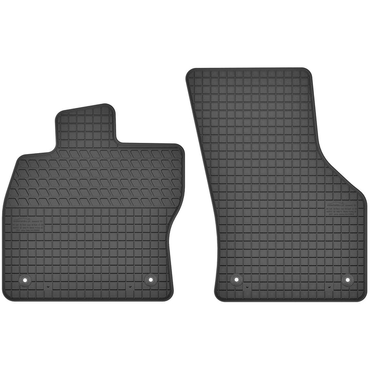 AGCPdirect Gummi Matten Fussmatten Passgenau Vorne Set für Audi A3 8V 2012-2020 und Audi Q2 2016-202