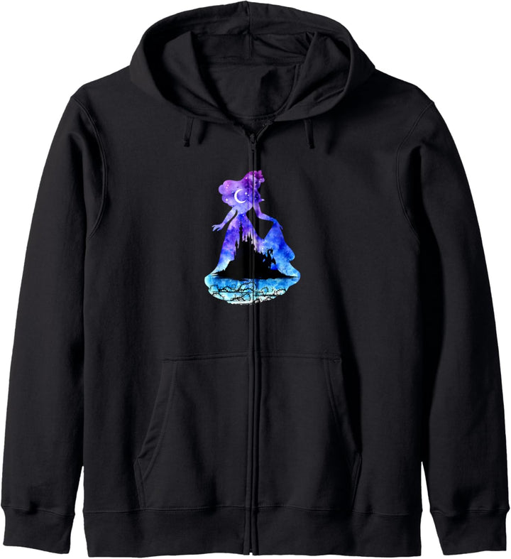 Disney Sleeping Beauty Castle Silhouette Kapuzenjacke