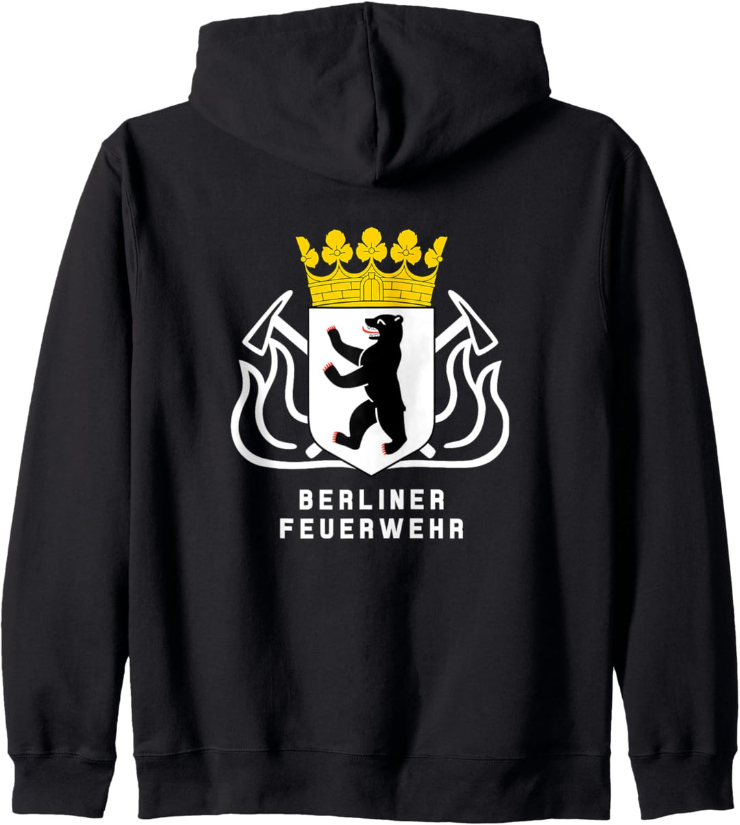 Berliner Deutsche Feuerwehr Firefighter Feuerwehrmann Kapuzenjacke