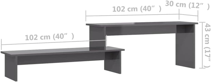 vidaXL TV Schrank Industriestil Lowboard Sideboard Fernsehschrank Fernsehtisch TV Möbel Tisch Board