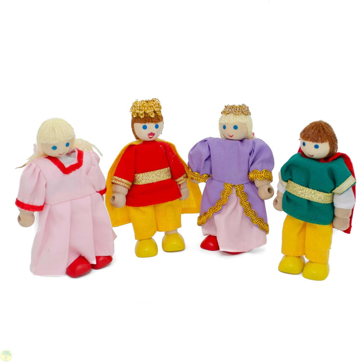 Biegepuppenset 6 Stück Burgleute