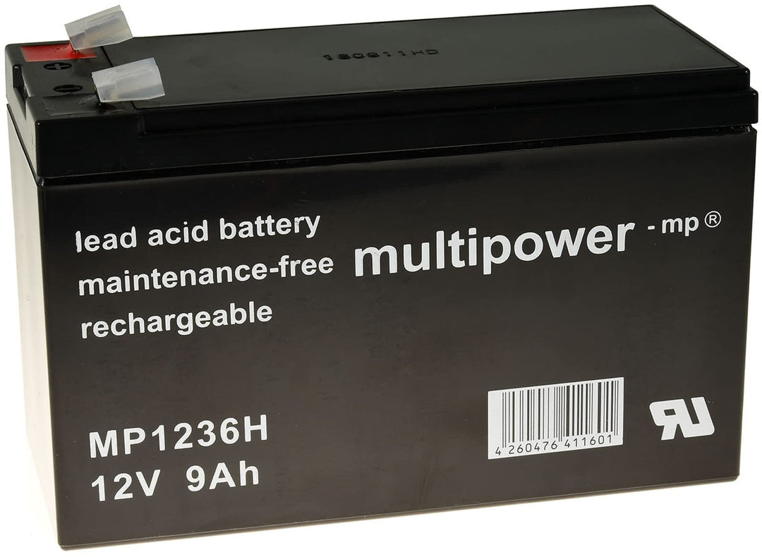 akku-net Bleiakku MP1236H für USV APC Back-UPS ES 700 9Ah 12V (ersetzt auch 7,2Ah/7Ah), 12, Lead-Aci