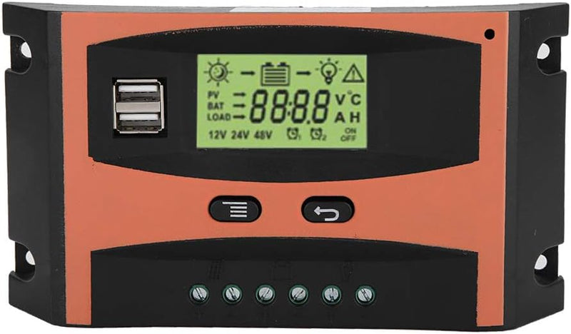 Fydun MPPT Laderegler PCB Platine Solar Panel Regler 12 V / 24 V LCD Anzeige Automatische Batterie C