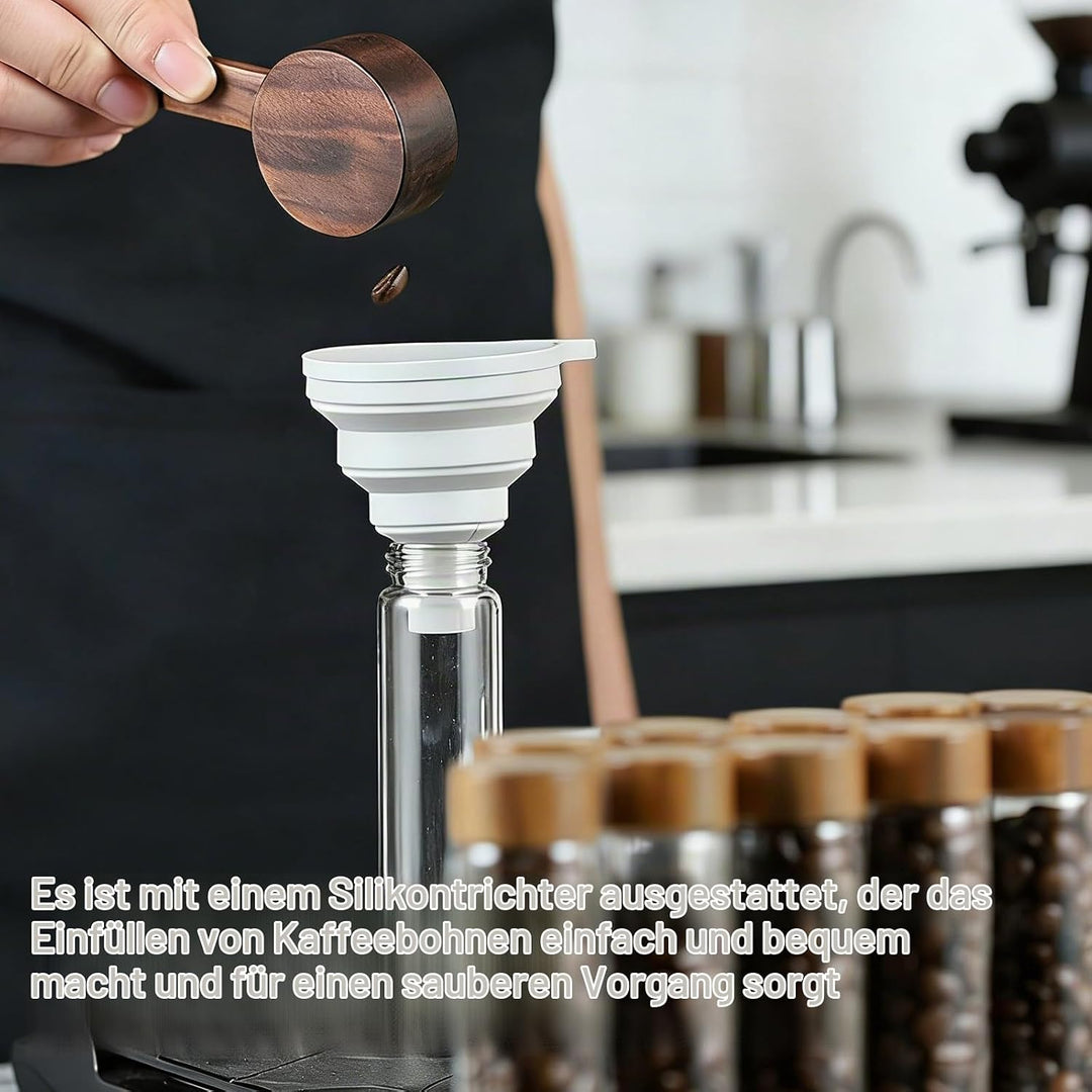 12 Stück Aufbewahrungsröhrchen Für Kaffeebohnen, 20g Kaffeebohnen-Aufbewahrungsröhrchen, Einzeldosis