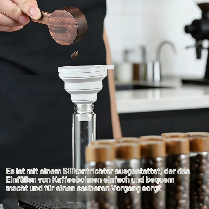 12 Stück Aufbewahrungsröhrchen Für Kaffeebohnen, 20g Kaffeebohnen-Aufbewahrungsröhrchen, Einzeldosis