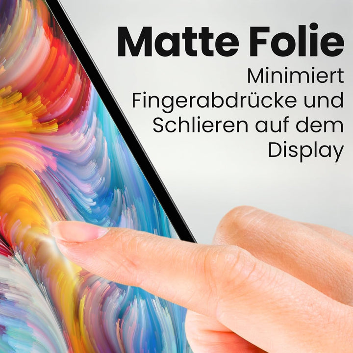 atFoliX Panzerfolie kompatibel mit Wacom CINTIQ 21UX 1 Generation Schutzfolie, entspiegelnde und sto