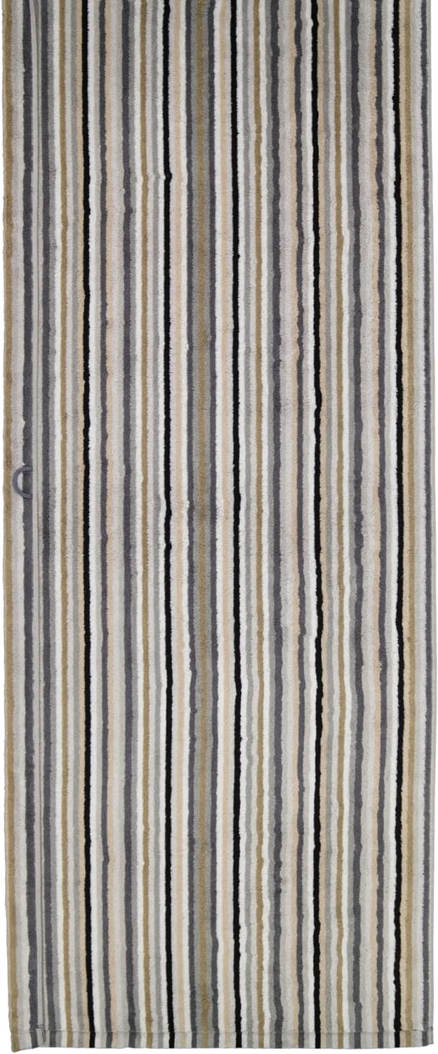 CAWÖ Home Handtücher Life Style Streifen 7048 Kiesel - 37 Saunatuch 70x180 cm, Saunatuch 70x180 cm