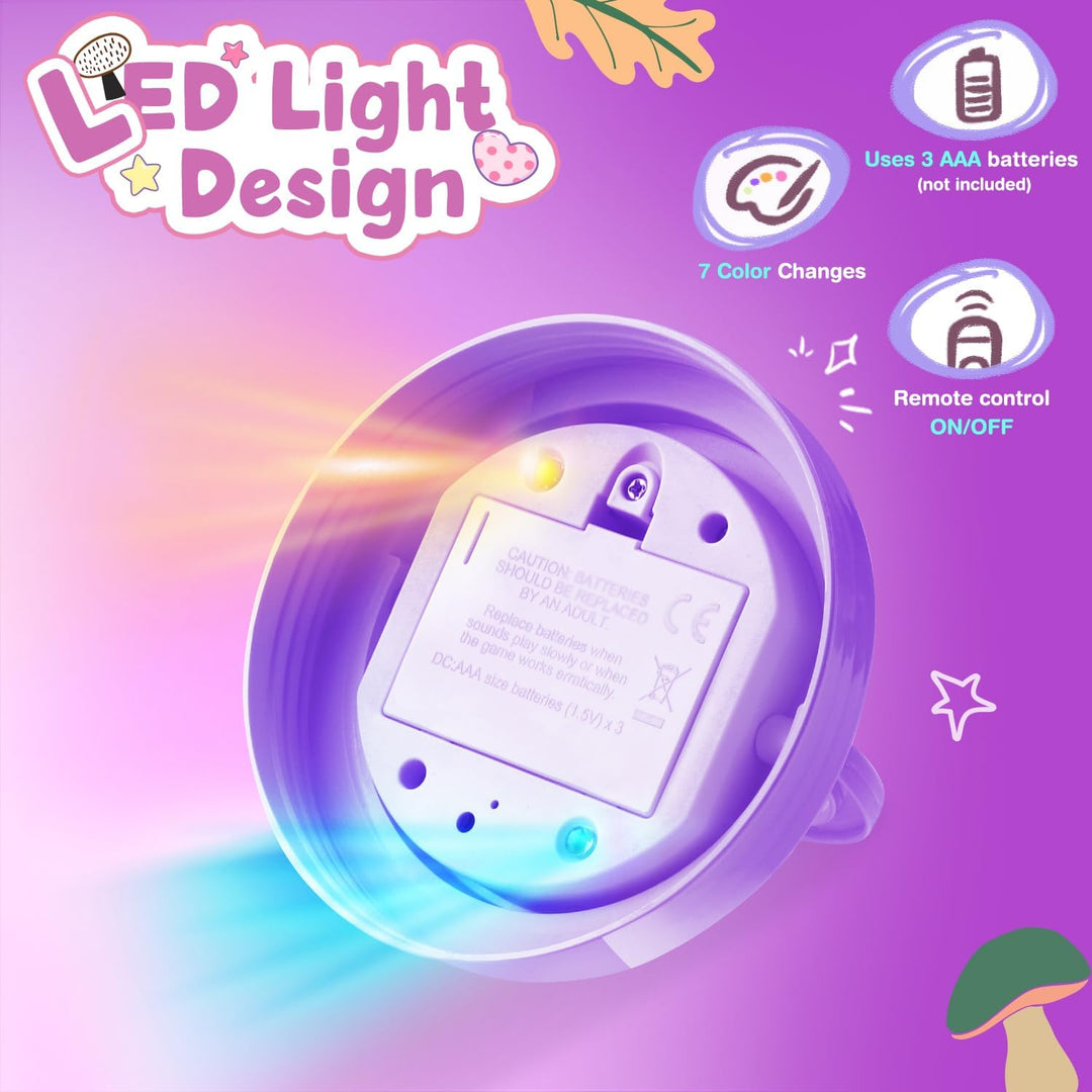 DIY Einhorn Geschenk für Mädchen,Terrarien Kit Licht Mit Pflanzen Garten Einhorn Spielzeug für 3 4 5