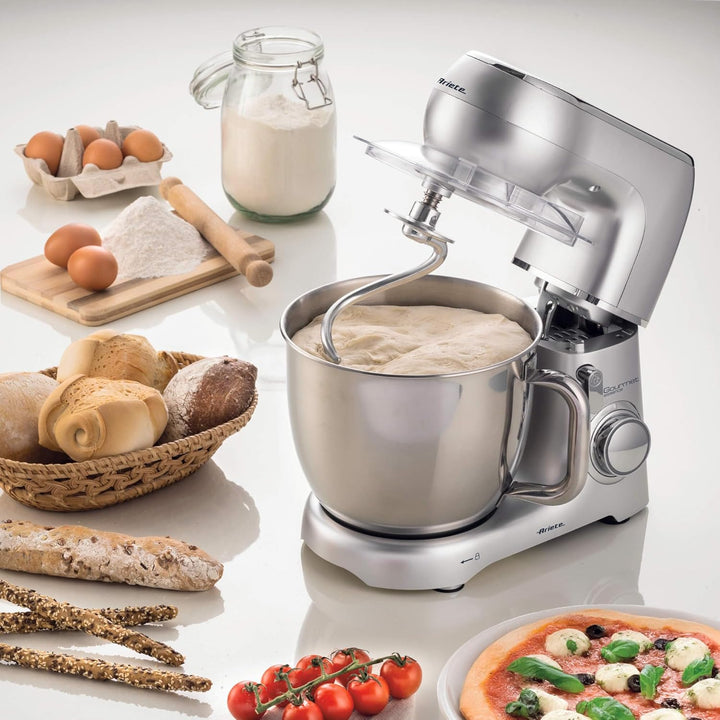 Ariete 1583 Gourmet Essence Knetmaschine, Knetmaschine, Kneten, Schlagen und Amalgama, 1300 W, Fassu