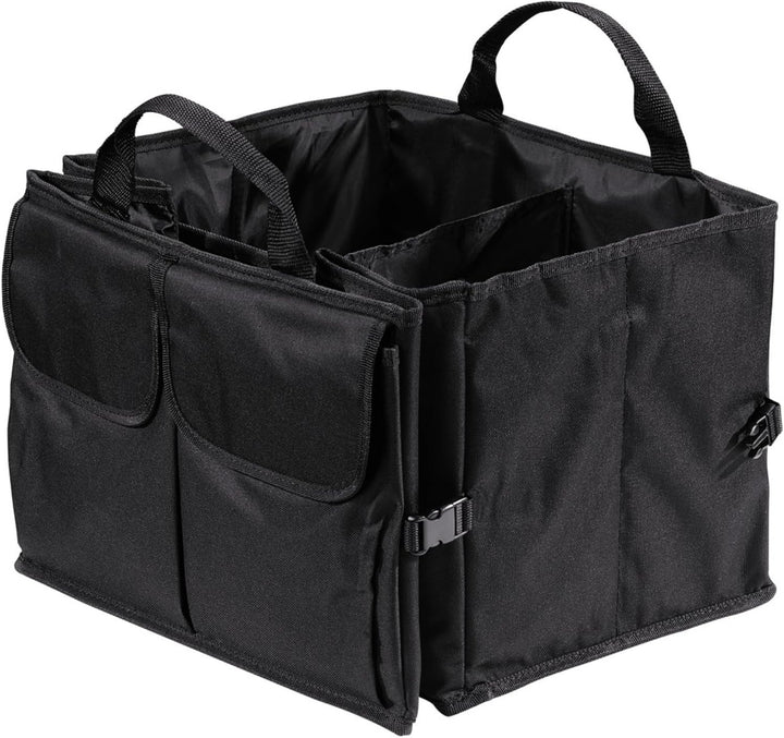 Hama Kofferraumtasche gross (Faltbare Autotasche, Kofferraum-Organizer mit Klettbefestigung inkl. Kl