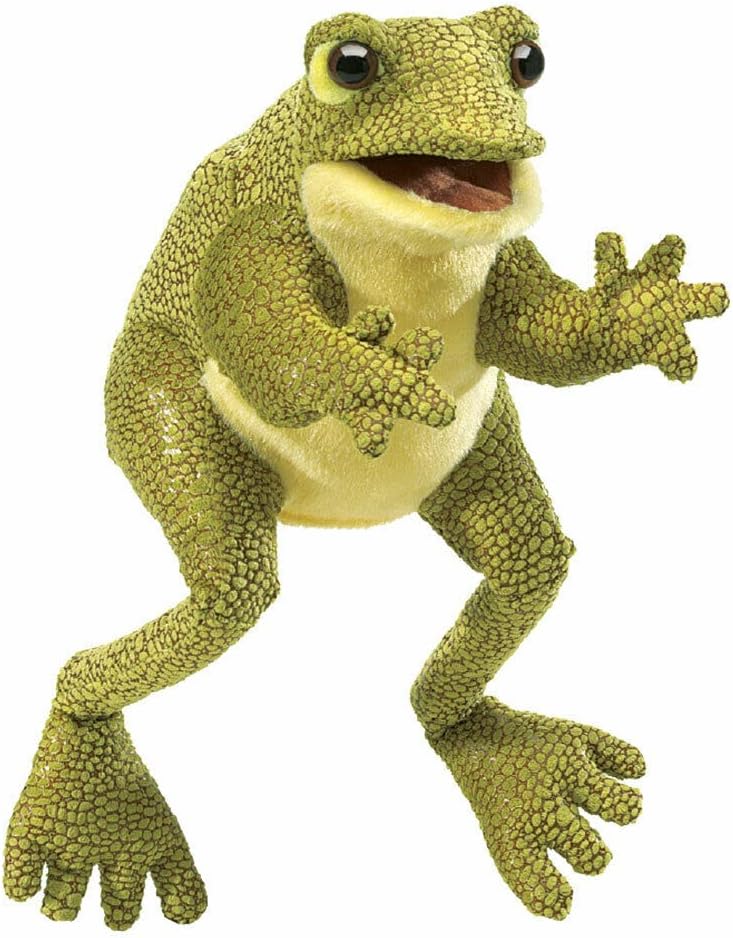 Folkmanis Funny Frog Puppet