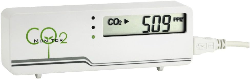 TFA Dostmann CO2-Monitor AIRCO2NTROL MINI, 31.5006.02, LED , CO2 Überwachung, Luftgütemonitor, mit U
