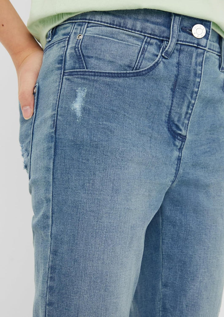 s.Oliver Junior Mädchen Hose Lang Skinny Suri Pants 134 Blau, 134 Blau
