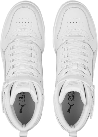 PUMA Unisex Rbd Game Sneaker 39 EU Puma White Puma White Puma Team Gold, 39 EU Puma White Puma White