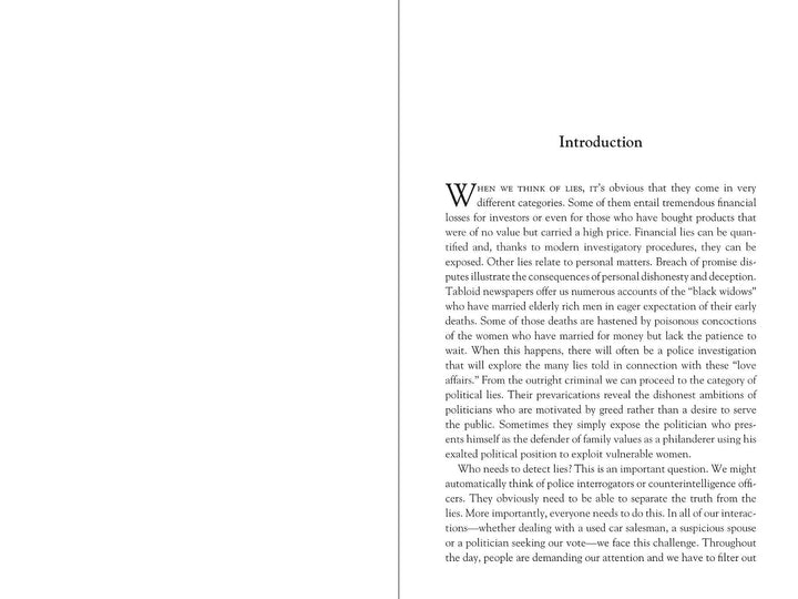 Lying and Lie Detection: A CIA Insider's Guide, Taschenbuch