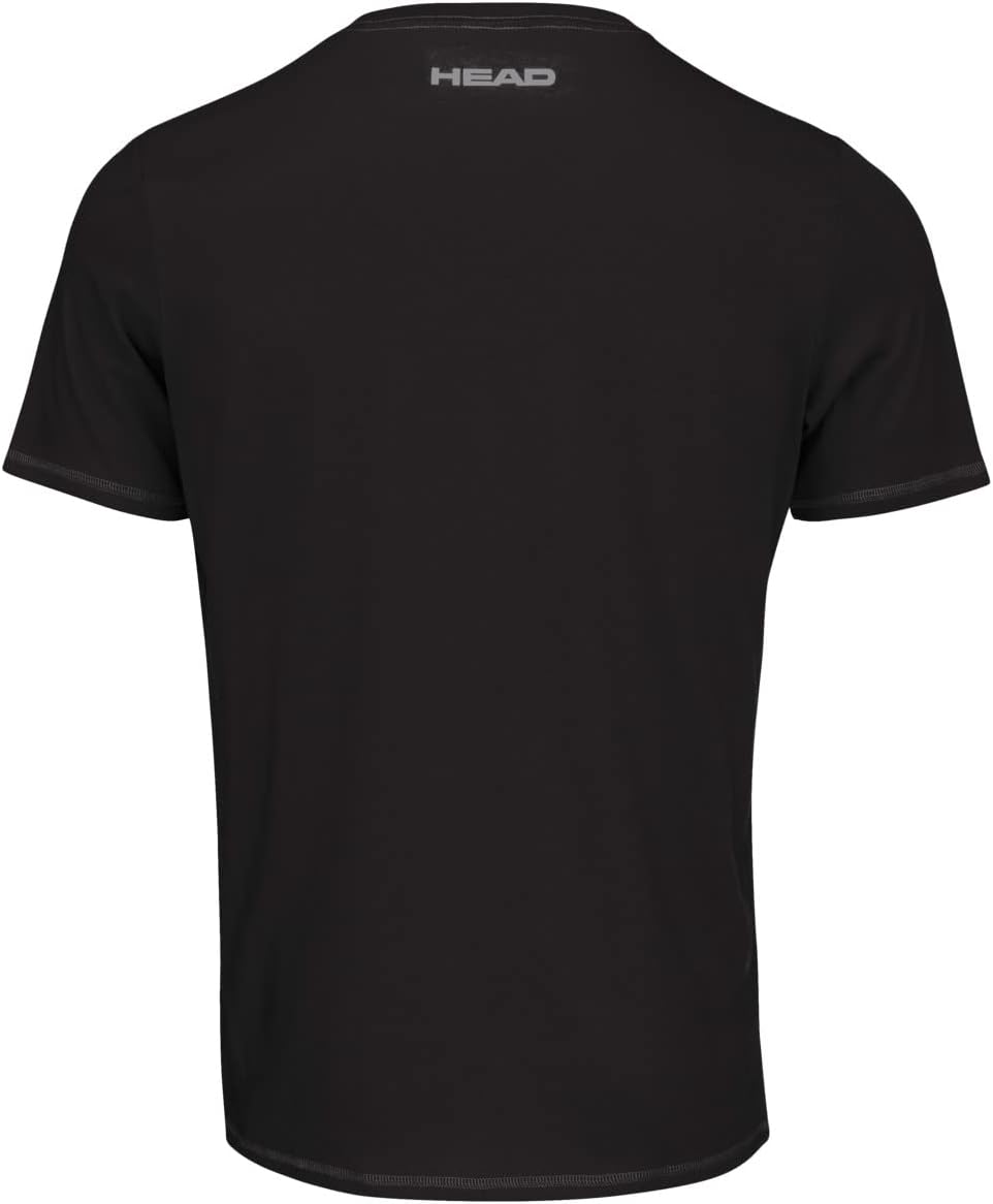 HEAD Club Colin Tee Kinder T-Shirt dunkelblau 128 Schwarz, 128 Schwarz