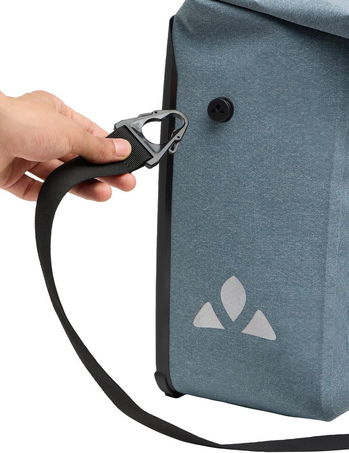 VAUDE Fahrrad Hinterradtasche Recycle Pro Single, 18,5 l Volumen, wasserdicht verschweisst, Made in