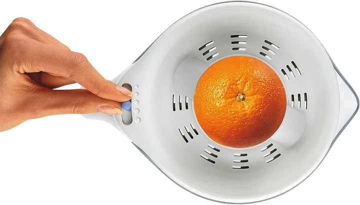 Philips HR2744/40 Zitruspresse (600 ml Saftbehälter, Spülmaschinenfest) weiss