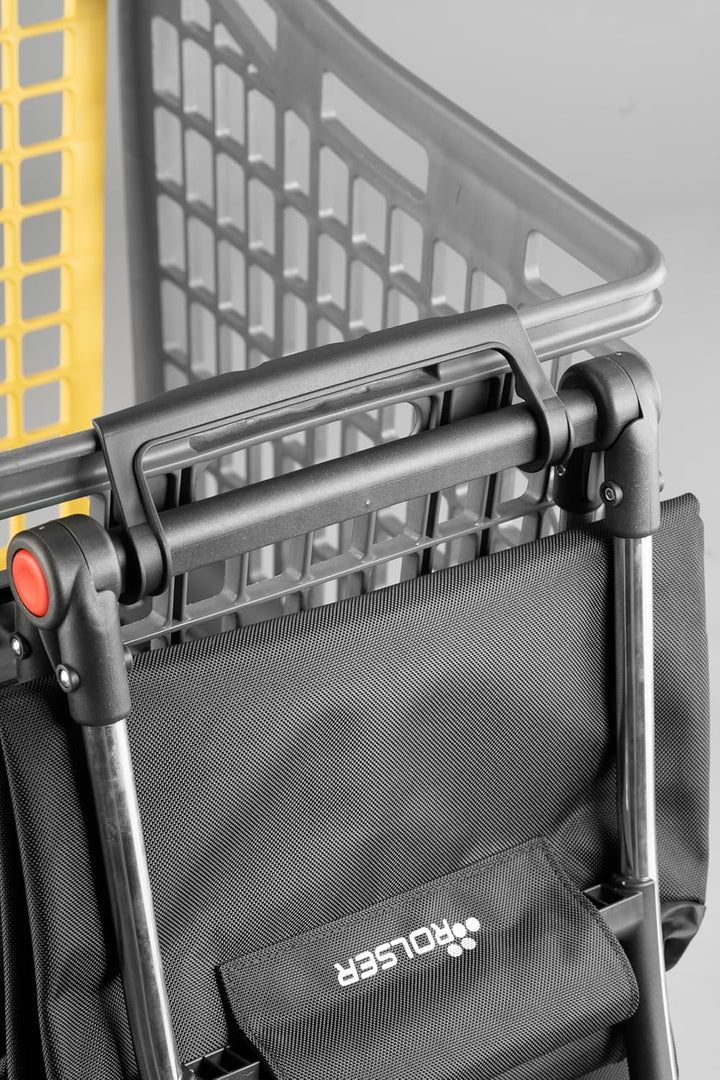 Klappbarer Einkaufstrolley Rolser I-Max MF 2 grosse Räder - Aguamarina, Aguamarina