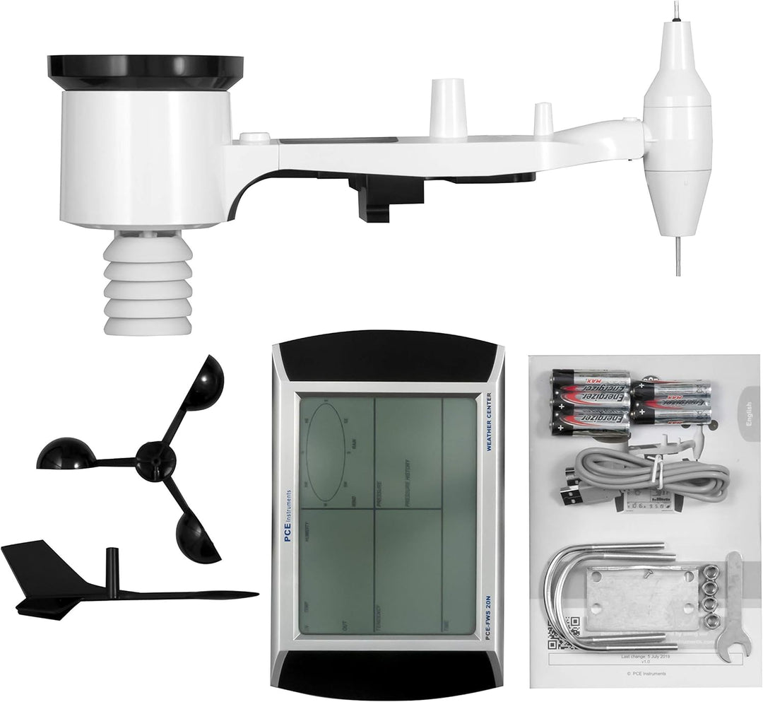 PCE Instruments PCE-FWS 20N PCE-FWS 20N Funk-Wetterstation
