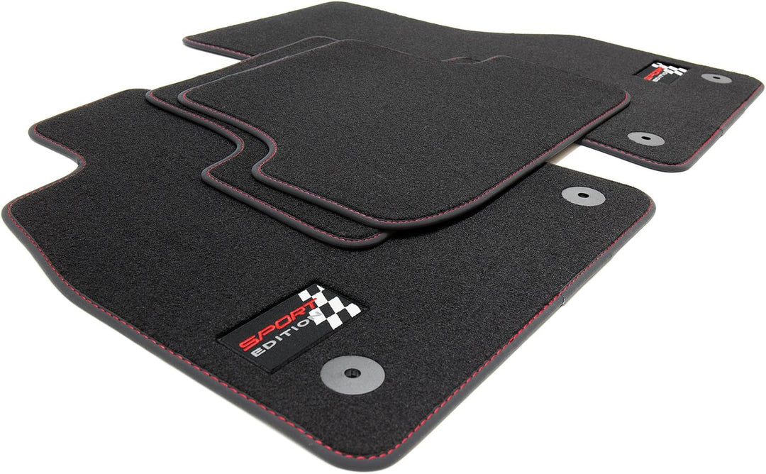 tuning-art 196 Sport Edition Fussmatten für Seat Leon 1M Toledo 1M Sport 1999-2006