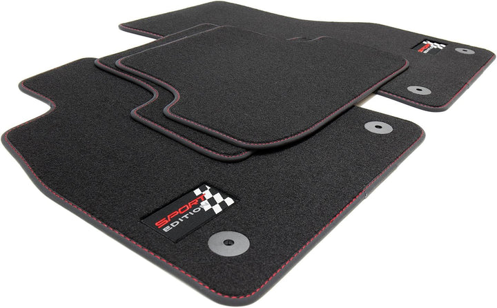 tuning-art 196 Sport Edition Fussmatten für Seat Leon 1M Toledo 1M Sport 1999-2006