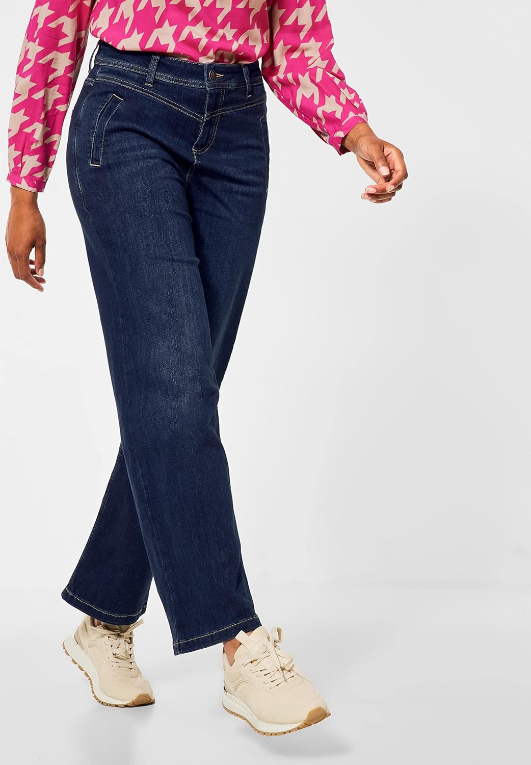 Street One Damen Culotte Jeanshose 28W / 32L Deep Indigo Used, 28W / 32L Deep Indigo Used