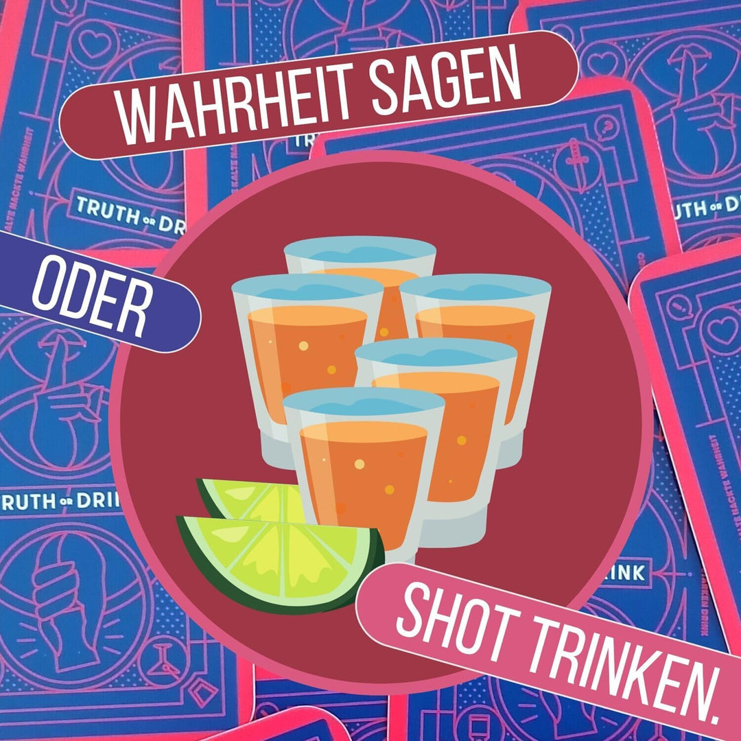 HUCH! | Truth or Drink Deutsch | lustiges Partyspiel für Erwachsene | Das ultimative Trinkspiel | Wa