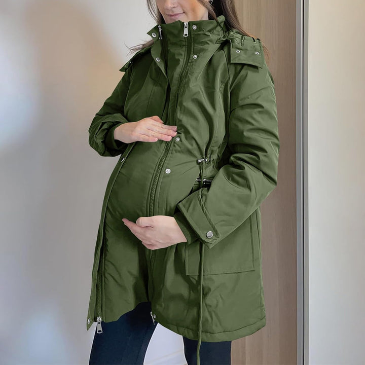 Generisch 3 In 1 Umstandsjacke Tragejacke mit Babyeinsatz Wintermantel Trageeinsatz Jacke Jackenerwe