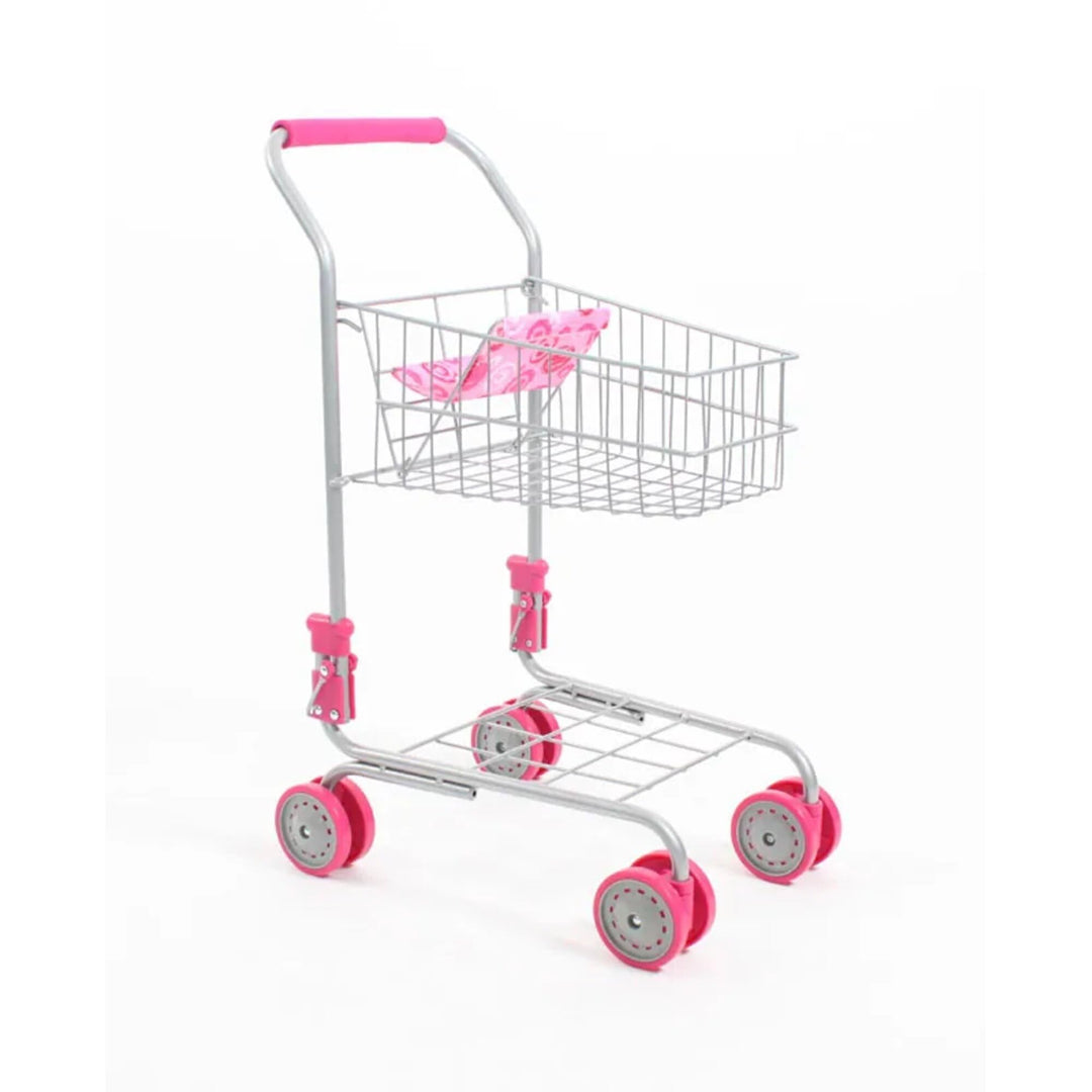 Bayer Chic 2000 760 20 Einkaufswagen aus Metall mit integriertem Puppensitz, tolle Ergänzung zum Kau