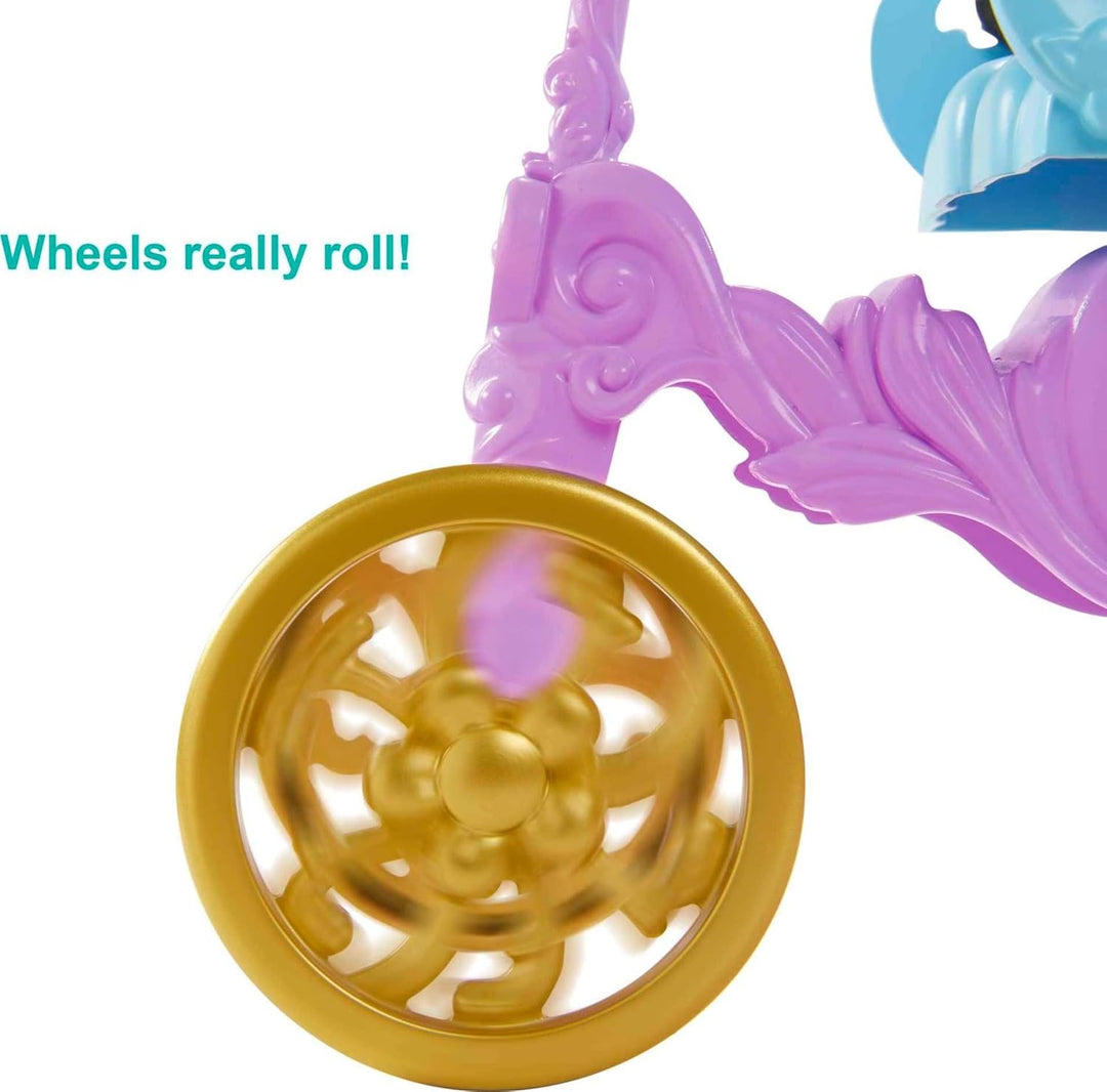 Enchantimals GYJ16 - Spielset Rollende Kutsche für Prinzessinnen (20,5 cm), aus der Royals Kollektio
