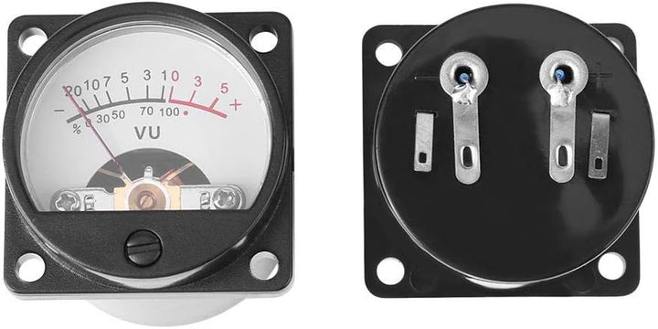 VU Panel Messgerät, 2pcs VU Meter Warm Back Light Aufnahme Audio Level Amp mit Treiberplatine