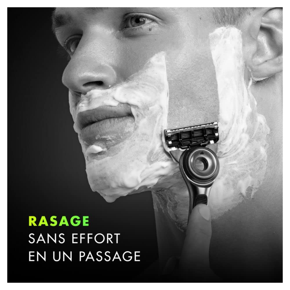 Gillette Labs mit Peelingstange, Gillette Herrenrasierer, 1 Griff, 2 Klingen, Reisetasche zur Aufbew