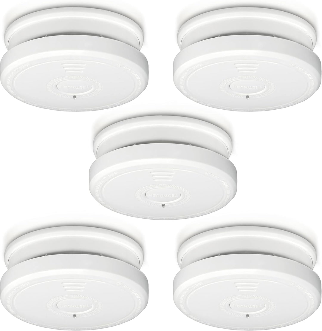 Alecto SA20 Rauchmelder Set - mit Time-Out Taste - Test und Reset Taste - Alarm >85-10 Jahre Sensor