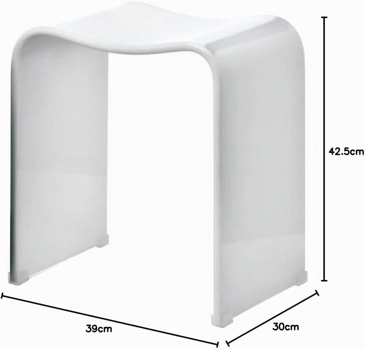 Decor Walther 0506850 DW 80 Badhocker Acryl, weiss