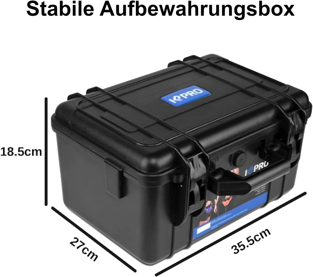 Kettlebell Set - Einsteiger Set 2kg-4kg-6kg im stabilen Hardcase Koffer - Fitness Training - Kettleb