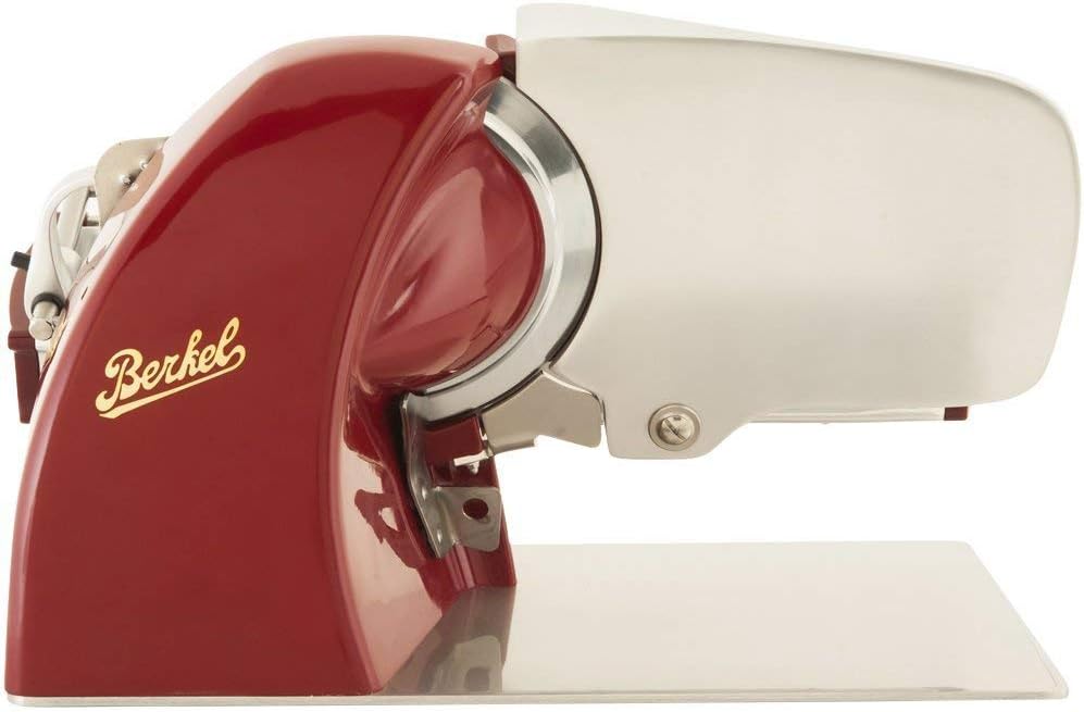 Berkel - Home Line 200 + Das Schneidebrett Termisch behandeltes Eschenholz + Messer-Abnehmer + Slice