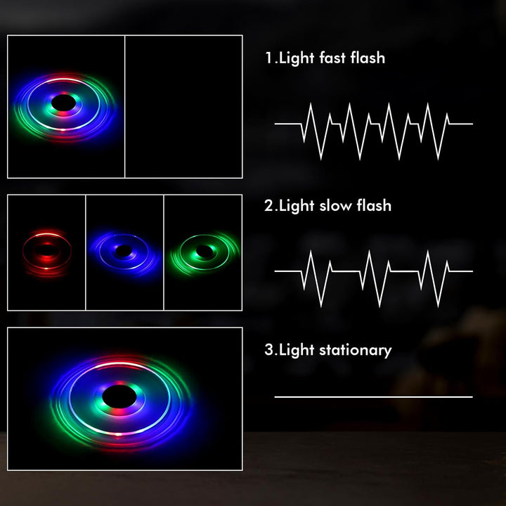 JIZZU Leuchtende Untersetzer Acryl, 6 Stück Bunt LED Untersetzer, Leuchtuntersetzer Bierdeckel, Leuc