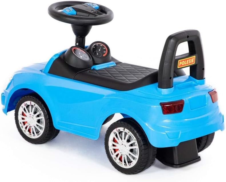 Rutscher Auto blau Super Car Nr.5 Sound Kinder Rutscherfahrzeug Lauflernhilfe