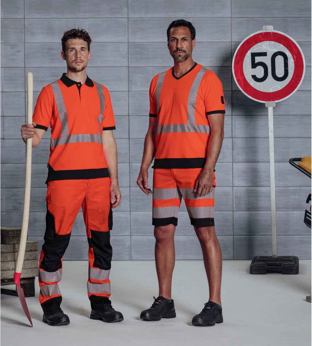 WÜRTH MODYF Warnschutz T-Shirt Fluo EN 20471 6XL Orange Anthrazit, 6XL Orange Anthrazit