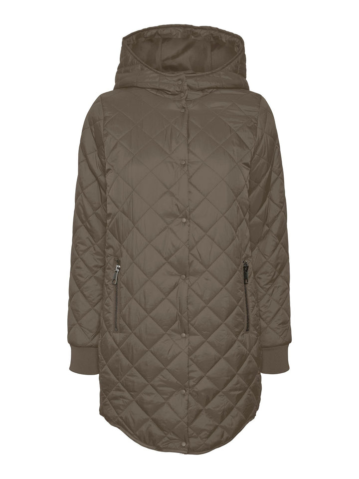 VERO MODA Female Mantel VMHAYLE Steppjacke Bungee Cord XS, Bungee Cord XS