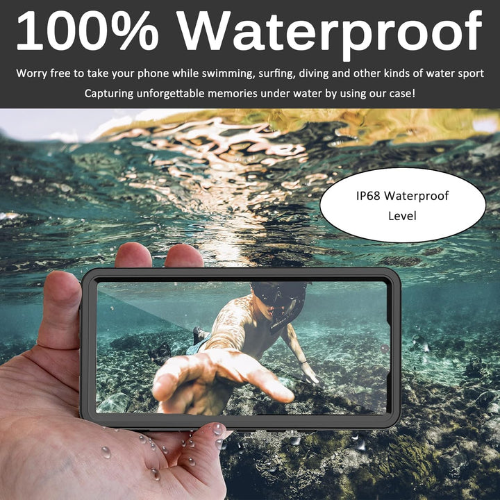 Miimall Schutzhülle für Google Pixel 7A, wasserdicht, IP68, HD-Displayschutz, 360 °, stossfest, robu