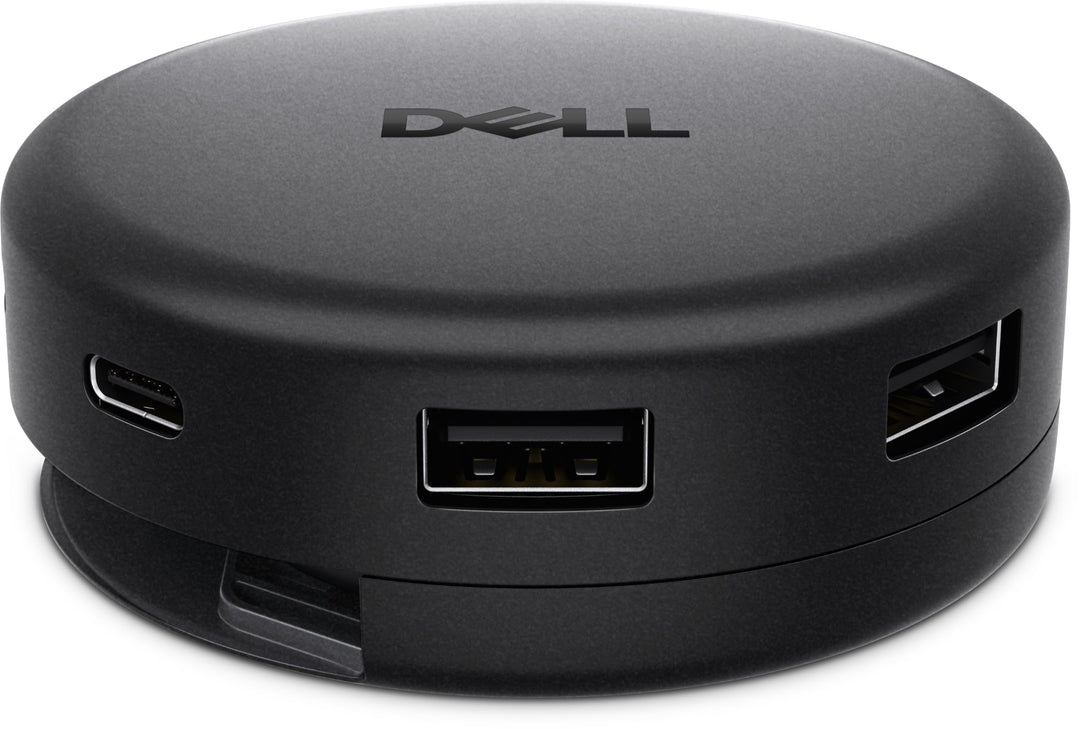 Dell DA326・Kabelgebunden・USB 3.2 Gen 1 (3.1 Gen 1) Type-C・100 W・2500 Mbit/s・Schwarz・1,25 Gbit/ (DA32