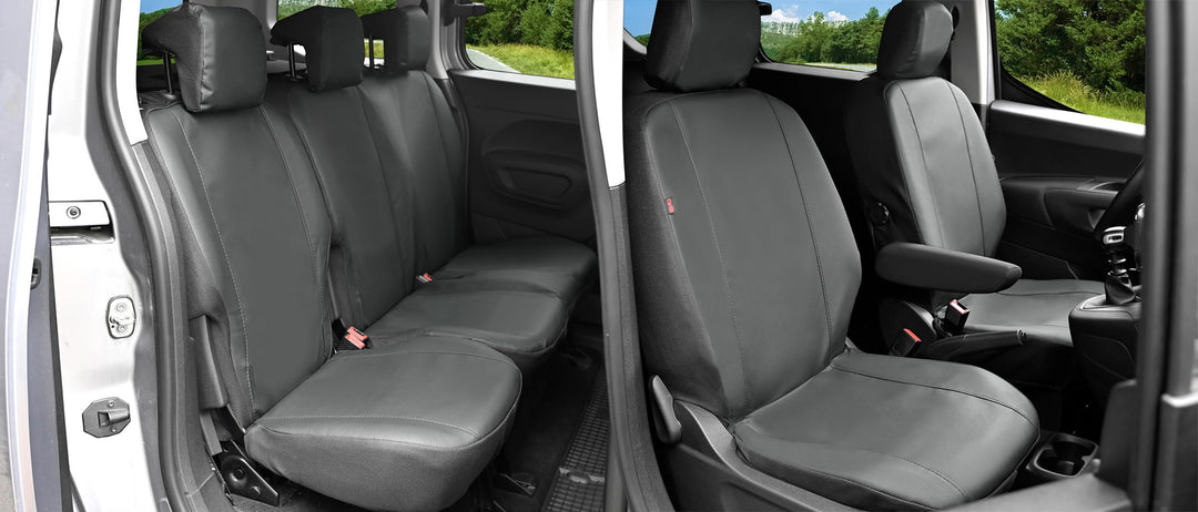 Z4L Kunstleder Sitzbezüge passgenau VIP Serie geeignet für Berlingo (ab 2019) Kompltes Set (5 Sitze)
