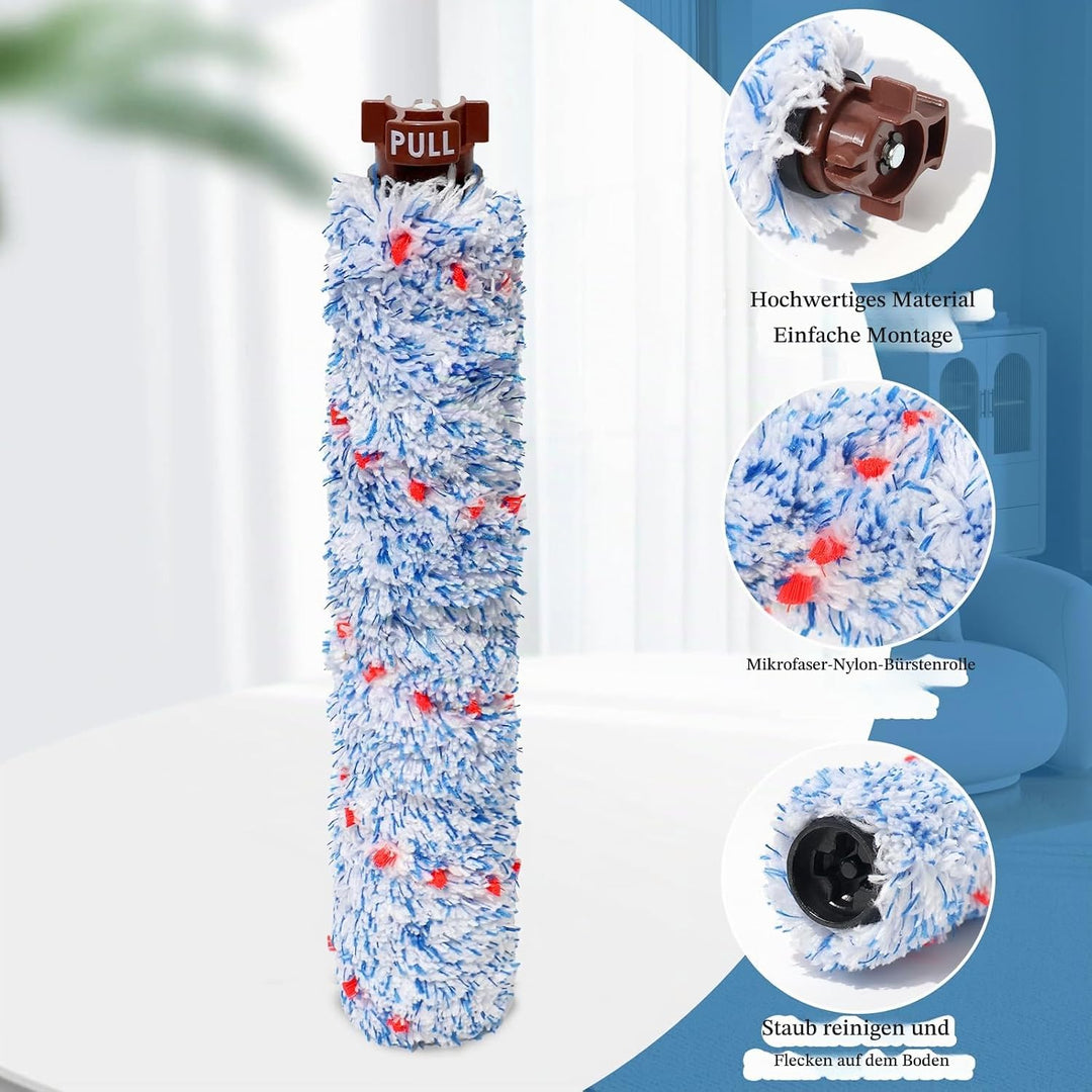 Ersatz-Rollenbürste und Filter Zubehör für Bissell CrossWave C3 / C3 Pro 3551N Nass- und Trockensaug