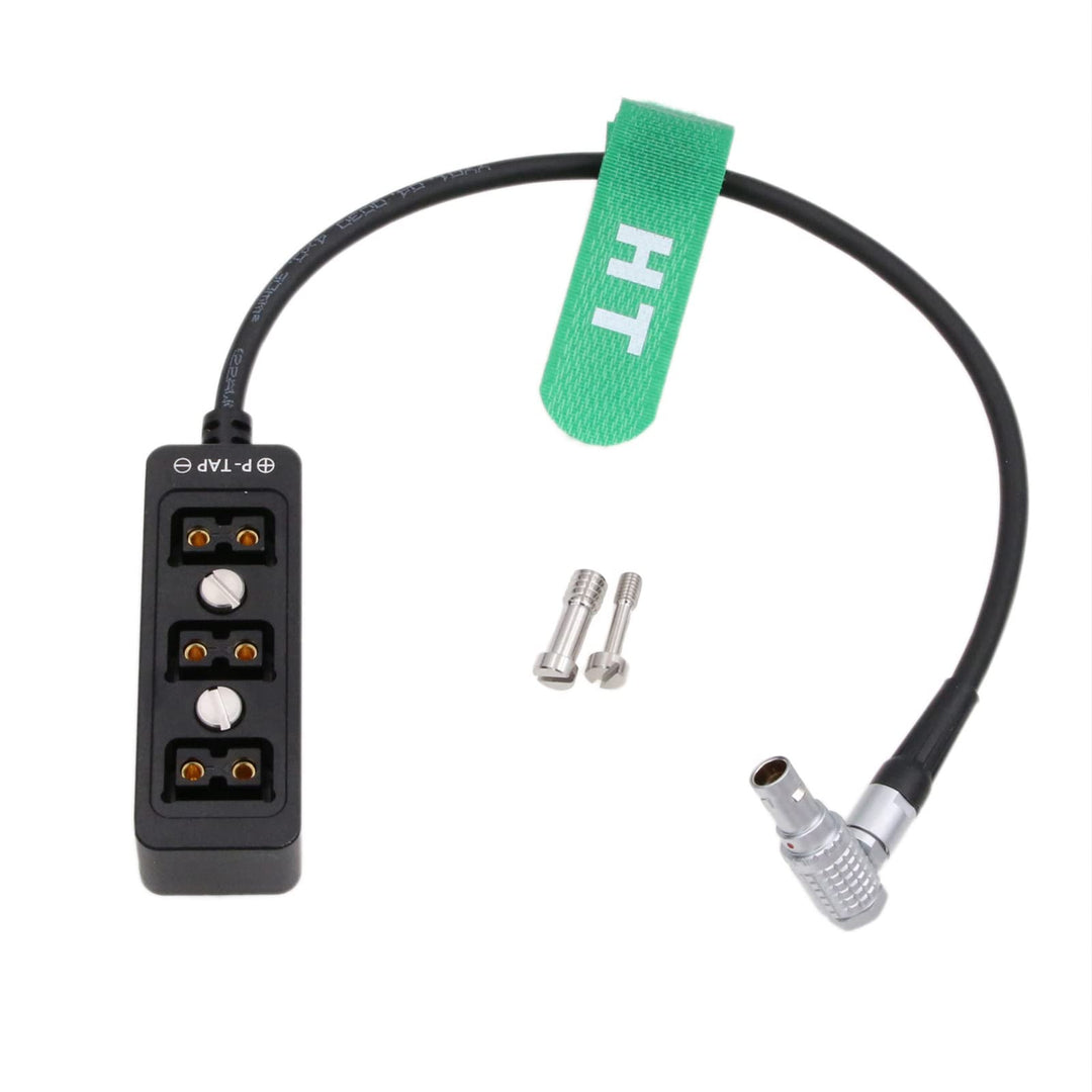 HangTon 0B 2 Pin D-tap Hub Power Splitter für ARRI Alexa Mini LF RED DSMC2 Kamera Akku Pack Rechtwin