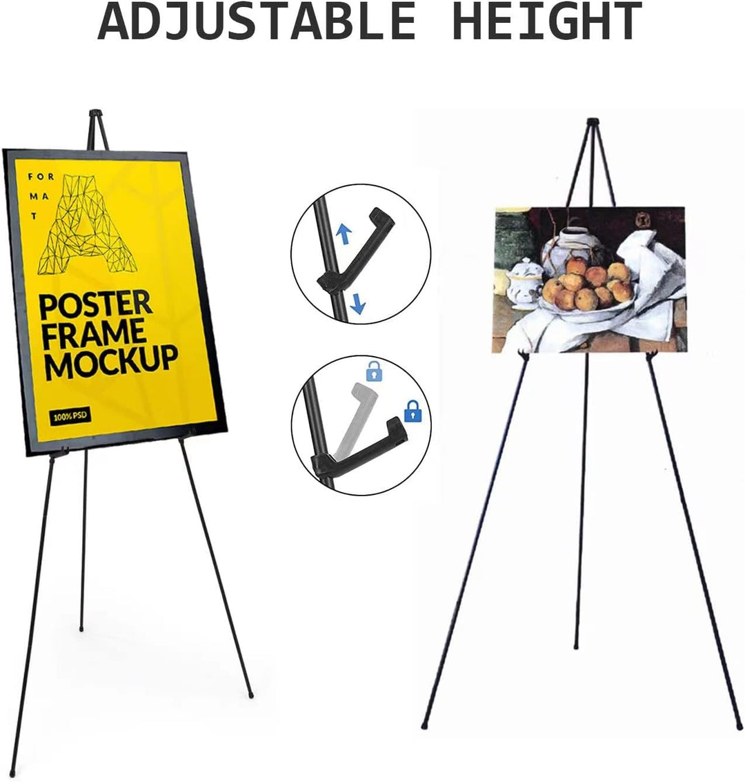 Display Staffelei 63" faltbar tragbar Instant Display Hochzeit Zeichen Poster Malerei Bodenständer v